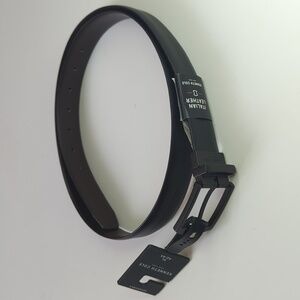 Kenneth Cole Classic Reversible Genuine Italian Leather Belt Black Brown XL